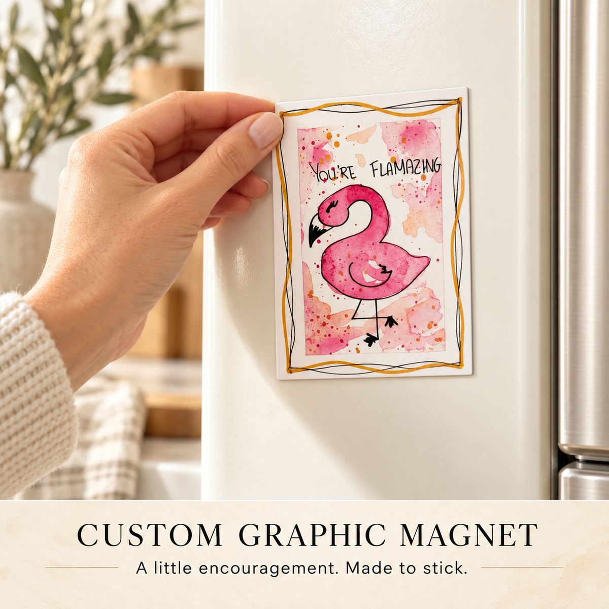 Luxe Graphic Magnet — Large 3.25 x 4