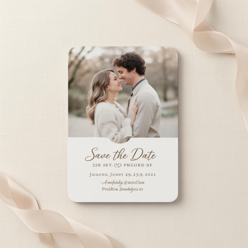 Luxe Save The Dates — Small 2.75 x 3.5